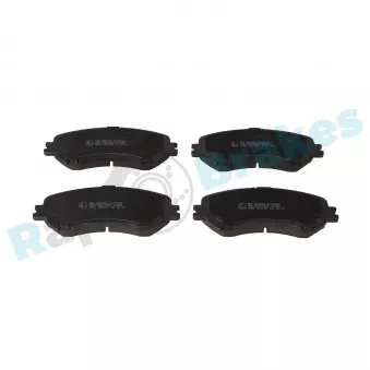Jeu de 4 plaquettes de frein avant RAP BRAKES R-P1522