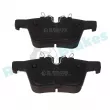 Jeu de 4 plaquettes de frein arrière RAP BRAKES R-P1523 - Visuel 3