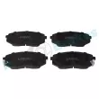 Jeu de 4 plaquettes de frein avant RAP BRAKES R-P1524 - Visuel 1