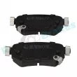 Jeu de 4 plaquettes de frein arrière RAP BRAKES R-P1525 - Visuel 2