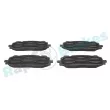 Jeu de 4 plaquettes de frein avant RAP BRAKES R-P1526 - Visuel 1