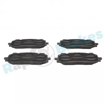 Jeu de 4 plaquettes de frein avant RAP BRAKES R-P1526
