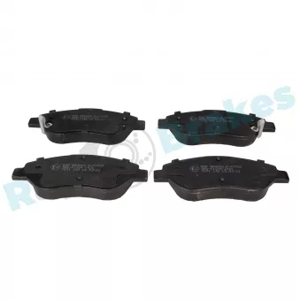 Jeu de 4 plaquettes de frein avant RAP BRAKES R-P1529