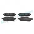 Jeu de 4 plaquettes de frein avant RAP BRAKES R-P1532 - Visuel 1