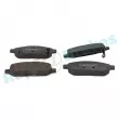 Jeu de 4 plaquettes de frein avant RAP BRAKES R-P1532 - Visuel 2