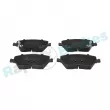 Jeu de 4 plaquettes de frein avant RAP BRAKES R-P1533 - Visuel 1