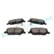Jeu de 4 plaquettes de frein avant RAP BRAKES R-P1533 - Visuel 3