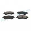 Jeu de 4 plaquettes de frein avant RAP BRAKES R-P1534 - Visuel 1