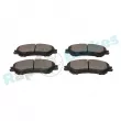 Jeu de 4 plaquettes de frein avant RAP BRAKES R-P1534 - Visuel 2
