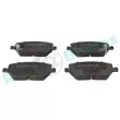 Jeu de 4 plaquettes de frein avant RAP BRAKES R-P1536 - Visuel 1