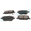 Jeu de 4 plaquettes de frein avant RAP BRAKES R-P1536 - Visuel 2