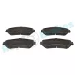 Jeu de 4 plaquettes de frein avant RAP BRAKES R-P1540 - Visuel 1