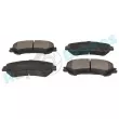 Jeu de 4 plaquettes de frein avant RAP BRAKES R-P1540 - Visuel 2
