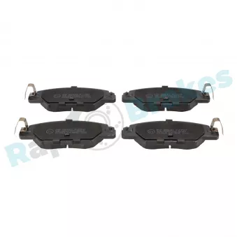 Jeu de 4 plaquettes de frein arrière RAP BRAKES R-P1541