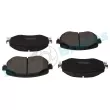 Jeu de 4 plaquettes de frein avant RAP BRAKES R-P1542 - Visuel 1