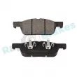 Jeu de 4 plaquettes de frein avant RAP BRAKES R-P1543 - Visuel 3