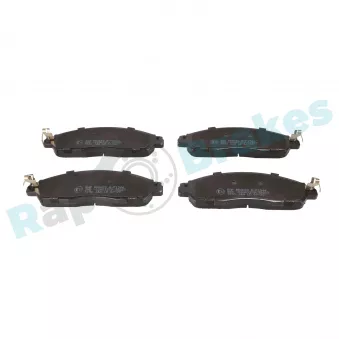 Jeu de 4 plaquettes de frein avant RAP BRAKES R-P1544
