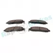 Jeu de 4 plaquettes de frein avant RAP BRAKES R-P1544 - Visuel 3