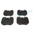 Jeu de 4 plaquettes de frein avant RAP BRAKES R-P1545 - Visuel 1