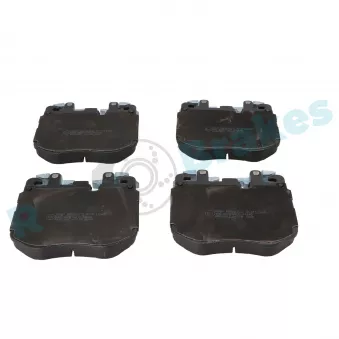 Jeu de 4 plaquettes de frein avant RAP BRAKES R-P1545
