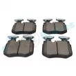 Jeu de 4 plaquettes de frein avant RAP BRAKES R-P1545 - Visuel 3