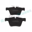 Jeu de 4 plaquettes de frein arrière RAP BRAKES R-P1546 - Visuel 3