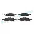 Jeu de 4 plaquettes de frein avant RAP BRAKES R-P1547 - Visuel 1