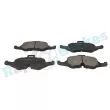Jeu de 4 plaquettes de frein avant RAP BRAKES R-P1547 - Visuel 2
