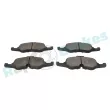 Jeu de 4 plaquettes de frein avant RAP BRAKES R-P1547 - Visuel 3