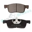 Jeu de 4 plaquettes de frein avant RAP BRAKES R-P1548 - Visuel 2