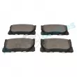 Jeu de 4 plaquettes de frein avant RAP BRAKES R-P1552 - Visuel 3