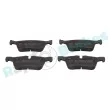 Jeu de 4 plaquettes de frein avant RAP BRAKES R-P1556 - Visuel 1