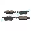 Jeu de 4 plaquettes de frein avant RAP BRAKES R-P1556 - Visuel 2