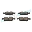 Jeu de 4 plaquettes de frein avant RAP BRAKES R-P1556 - Visuel 3