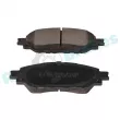 Jeu de 4 plaquettes de frein avant RAP BRAKES R-P1558 - Visuel 2