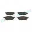 Jeu de 4 plaquettes de frein avant RAP BRAKES R-P1559 - Visuel 1