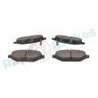 Jeu de 4 plaquettes de frein avant RAP BRAKES R-P1559 - Visuel 3