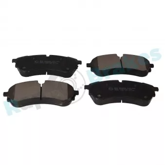 Jeu de 4 plaquettes de frein avant RAP BRAKES R-P1560