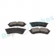 Jeu de 4 plaquettes de frein avant RAP BRAKES R-P1561 - Visuel 1