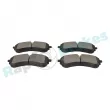 Jeu de 4 plaquettes de frein avant RAP BRAKES R-P1561 - Visuel 2