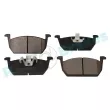 Jeu de 4 plaquettes de frein avant RAP BRAKES R-P1563 - Visuel 1