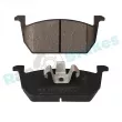 Jeu de 4 plaquettes de frein avant RAP BRAKES R-P1563 - Visuel 2