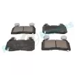Jeu de 4 plaquettes de frein avant RAP BRAKES R-P1564 - Visuel 2