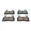 Jeu de 4 plaquettes de frein avant RAP BRAKES R-P1564 - Visuel 3