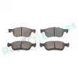 Jeu de 4 plaquettes de frein avant RAP BRAKES R-P1565 - Visuel 3