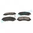 Jeu de 4 plaquettes de frein avant RAP BRAKES R-P1566 - Visuel 2