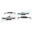 Jeu de 4 plaquettes de frein avant RAP BRAKES R-P1567 - Visuel 2
