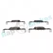 Jeu de 4 plaquettes de frein avant RAP BRAKES R-P1567 - Visuel 3