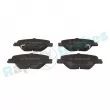 Jeu de 4 plaquettes de frein avant RAP BRAKES R-P1568 - Visuel 1