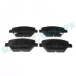 Jeu de 4 plaquettes de frein avant RAP BRAKES R-P1569 - Visuel 1